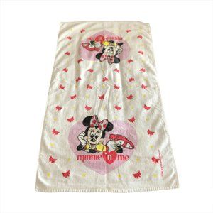 Vintage 90's Disney Mini Mouse Youth Towel
